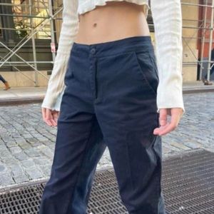 brandy melville dark navy trousers